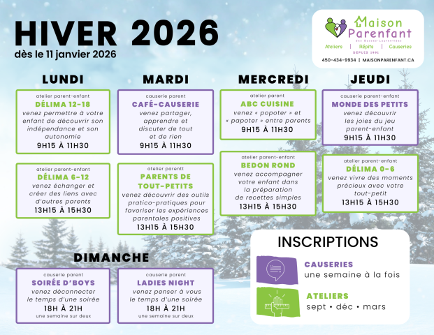 Maison Parenfant des Basses-Laurentides